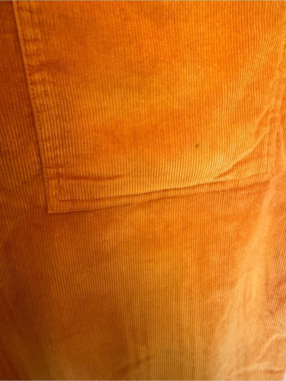 Lucy & Yak Organic Cotton Corduroy Dungarees Overalls Orange Size 14 US - Picture 10 of 12